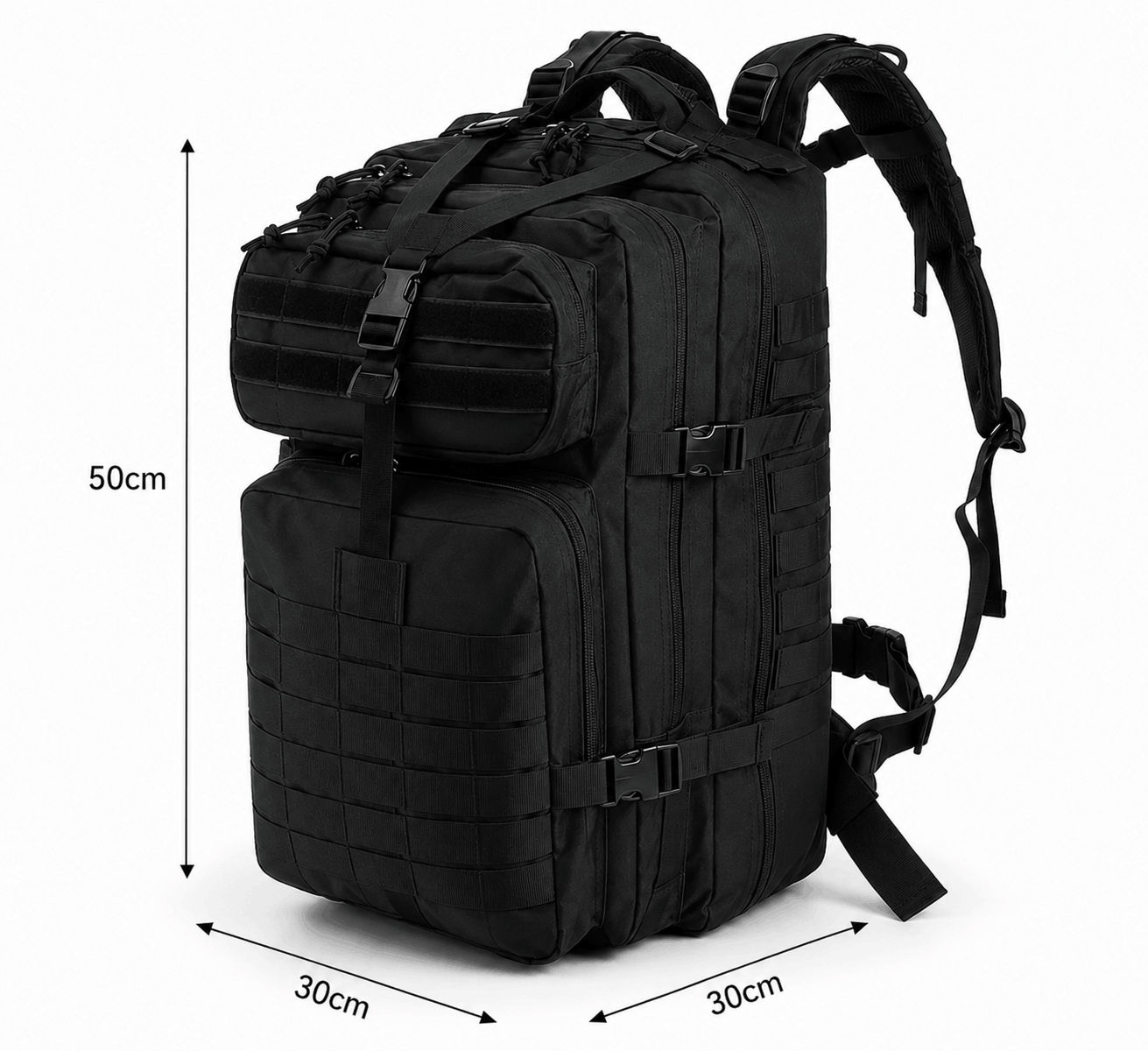 Taktischer Rucksack 45L BlackAirsoft Ranger 900D