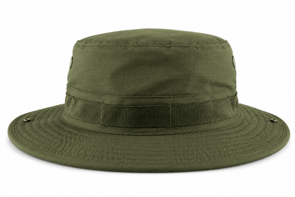 Taktische Mütze Black Airsoft BOONIE – mit Kordel und Belüftungsöffnungen
