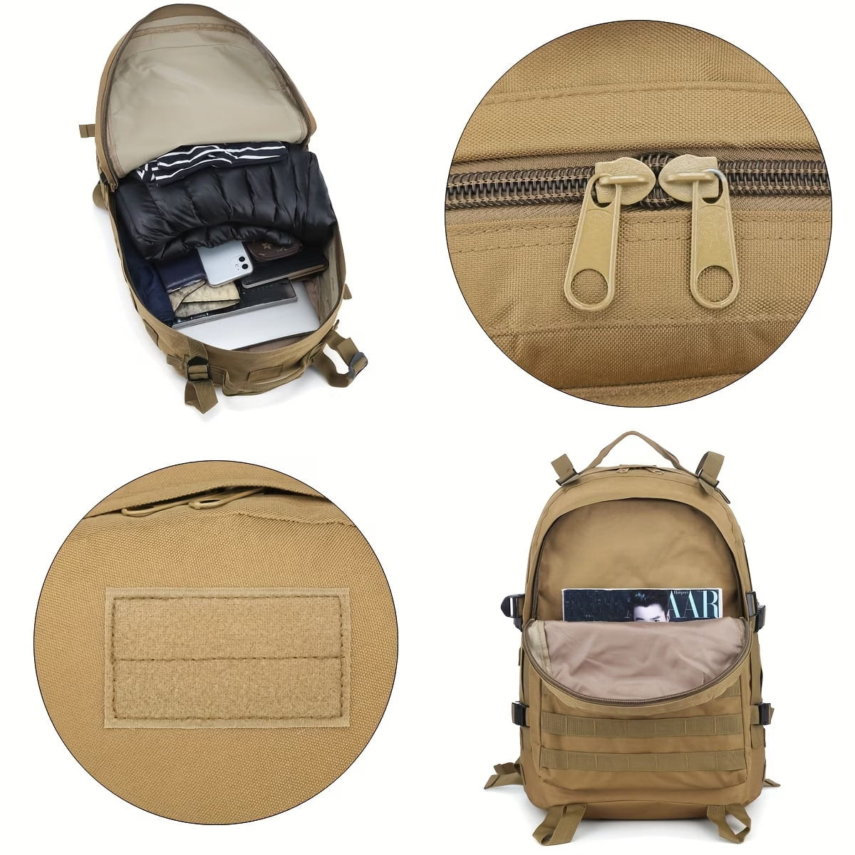 Taktischer Wanderrucksack 30L mit MOLLE-System