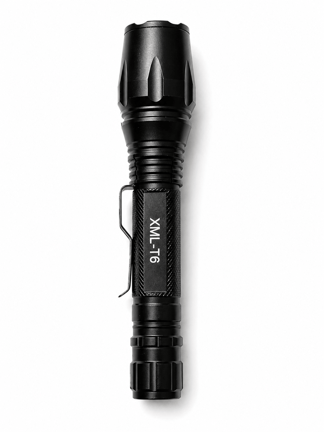 Taktische LED-Taschenlampe Black Airsoft Set mit Batterien und Ladegerät