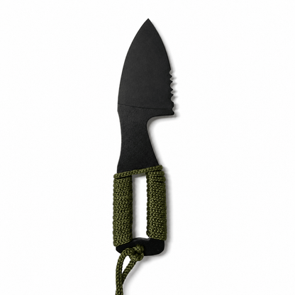 Taktisches Messer KEYD Black Airsoft für den Hals mit Scheide