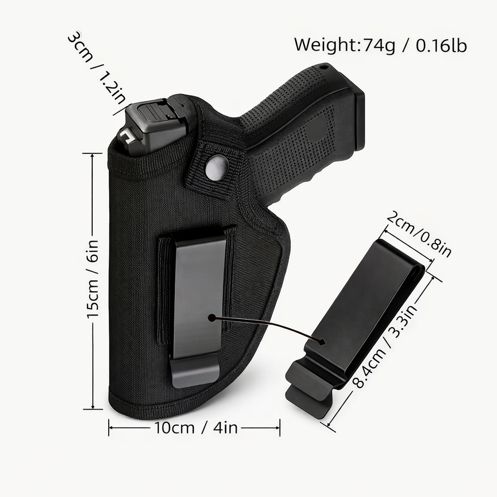 Innere Pistolenholster, schwarz